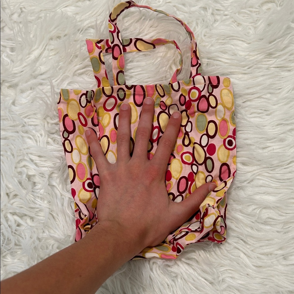 Stylish Denim and Patterned Mini Tote Bag Set - Picture 11 of 12